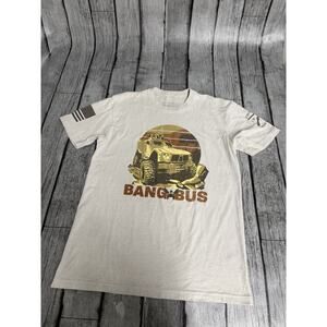 Men’s Grunt Style “Bang bus” SS Tshirt Sand Medium MRAP Cotton Blend